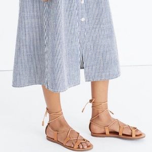 Madewell The Boardwalk Lace Up Sandals